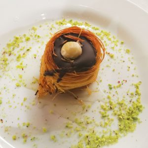 Avellana con chocalate